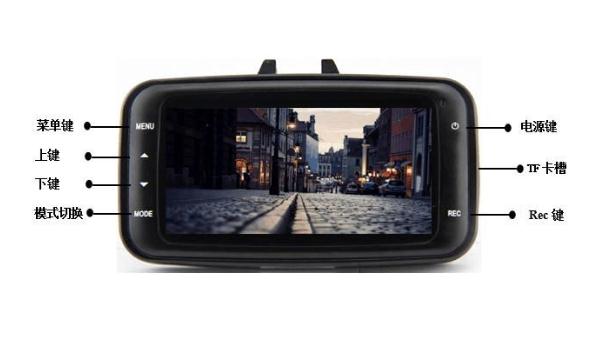 行車記錄儀5個(gè)按鍵圖解，實(shí)用更快捷