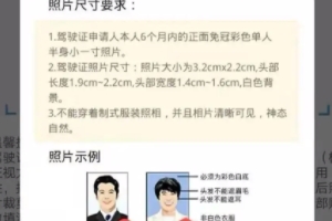 駕駛證照片可以自帶嗎、有什么要求 可以自行攜帶 符合相關尺寸