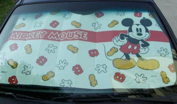 汽車遮陽板，購車均有配送（贈送的不花錢但不好用）