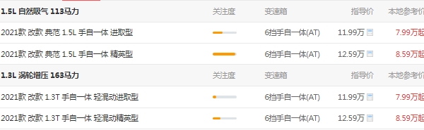 別克英朗2020最新款報(bào)價(jià)及圖片 2021款英朗售價(jià)11萬(wàn)（全款落地最低9萬(wàn)）