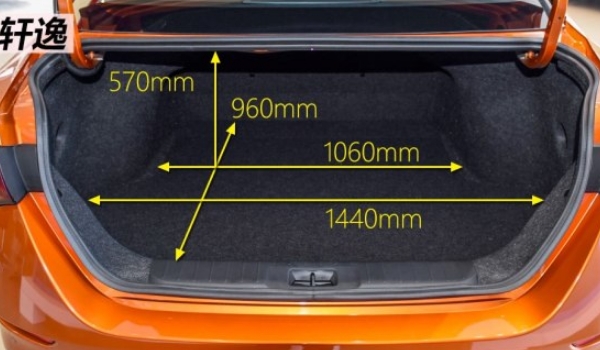 軒逸車(chē)身尺寸是多少 尺寸參數(shù)4641*1815*1450mm（后備箱容積560L）