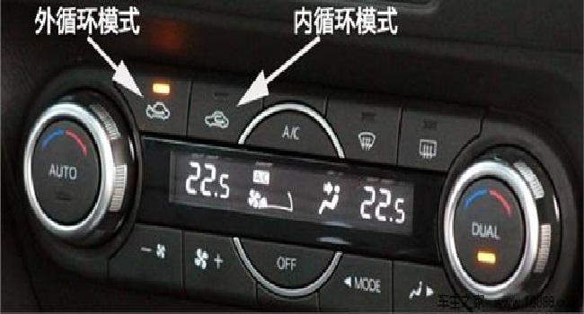 內(nèi)循環(huán)和外循環(huán)正確使用方法，長時(shí)間使用內(nèi)循環(huán)會(huì)影響駕駛安全