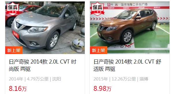 日產(chǎn)奇駿2022款報價及圖片 2022款奇駿售價16萬(分期首付5萬)