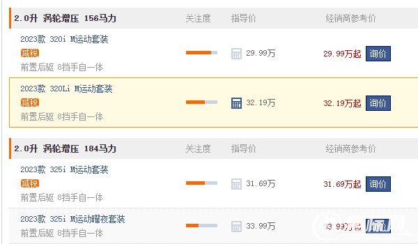 寶馬3系報(bào)價(jià)2022款價(jià)格及圖片 寶馬3系在售2023款售價(jià)29.99萬元