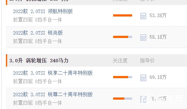途銳多少錢 新車起步售價(jià)53.38萬(wàn)元（全款落地59.71萬(wàn)元）