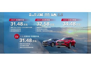 31.48萬起售，搭載2.0T發(fā)動(dòng)機(jī)，第四代漢蘭達(dá)380T車型上市