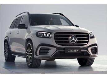 新款奔馳GLS外觀渲染圖曝光 三叉星元素遍布車體