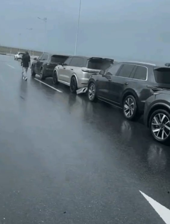 理想車友聚會發(fā)生多車追尾被質疑AEB不行 官方回應：雨天路滑 車距太近
