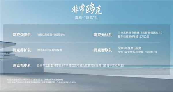 7.38萬(wàn)起！比亞迪海鷗正式上市 續(xù)航最高可達(dá)405km