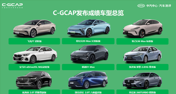 中汽測評公布12款車型測評結(jié)果：阿維塔11、極越01、小鵬G6在列