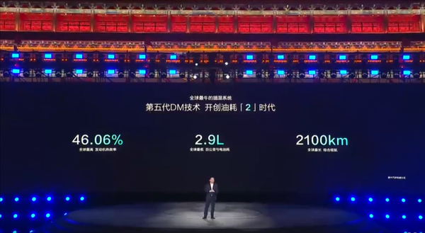 滿油滿電續(xù)航2100公里：比亞迪秦L DM-i上市首月交付超2萬臺(tái)