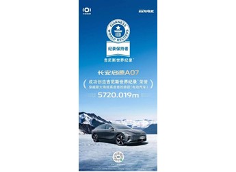 成功挑戰(zhàn)吉尼斯最高海拔差，長安啟源A07實(shí)力驚人
